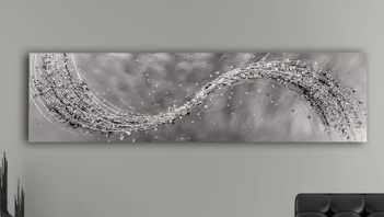 Silver Metal Wall Art