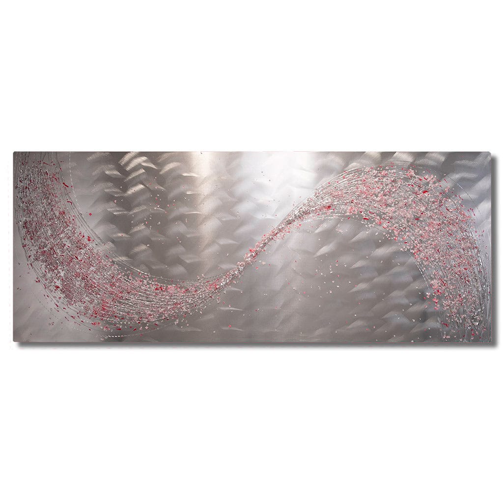 Lithium Blush Petals Metal Wall Art