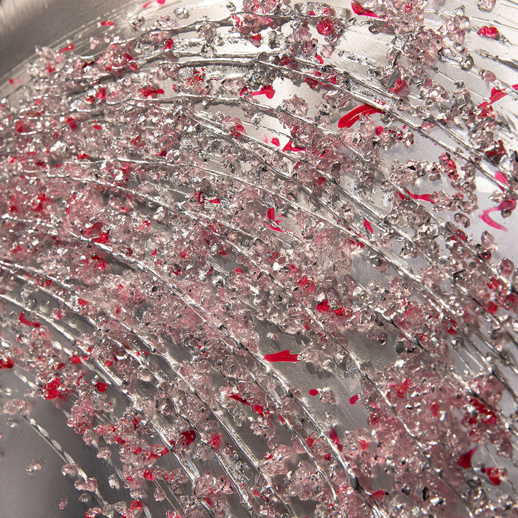 Lithium Blush Petals Metal Wall Art