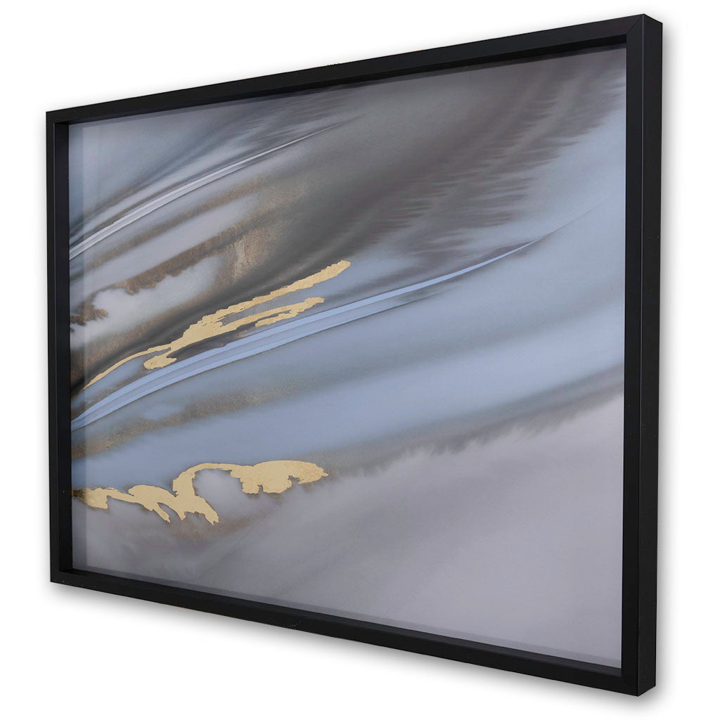Cool Mineral 2, Hand Embellished Art