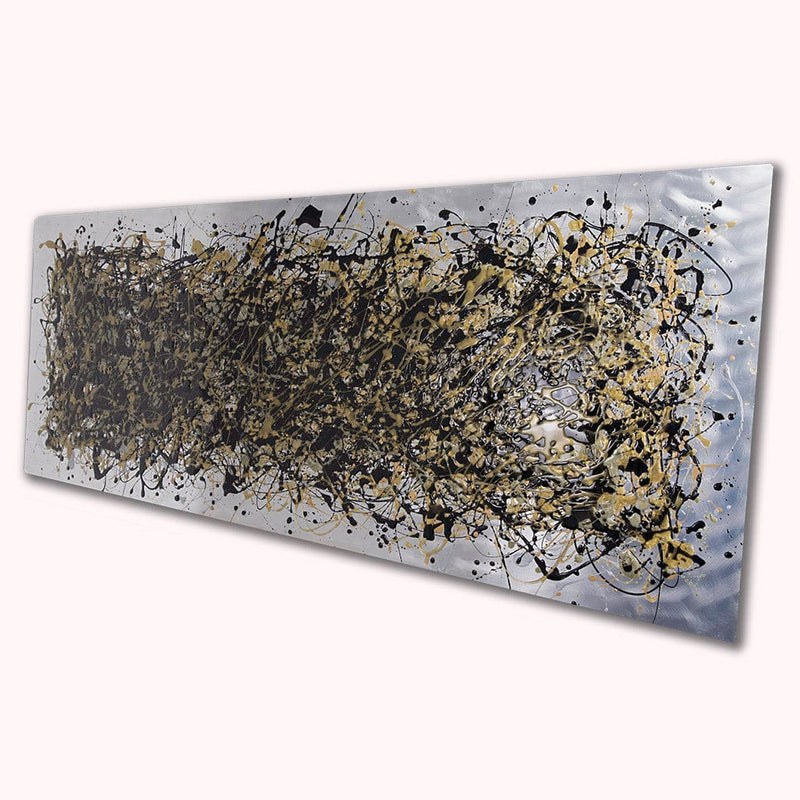Jackson Pollock Resin Metal Wall Art