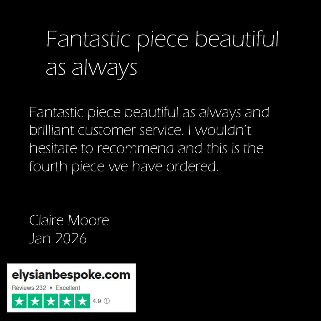 fantastic trust pilot review for handmade metal wall art by elysian bespoke