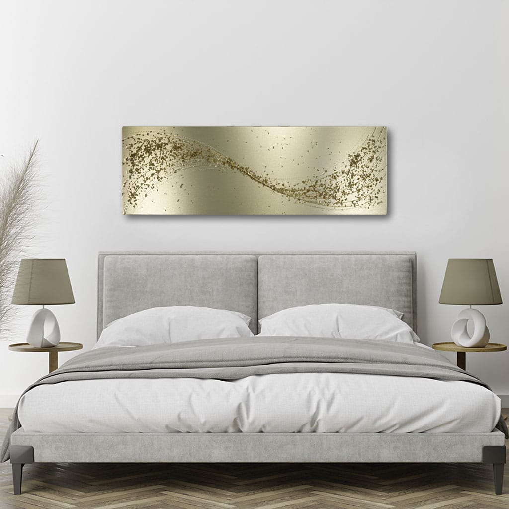 Lithium Alchemy Champagne Metal Wall Art