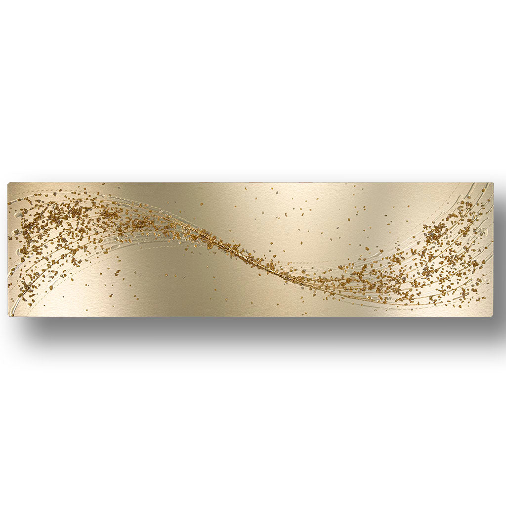 Lithium Alchemy Champagne Metal Wall Art