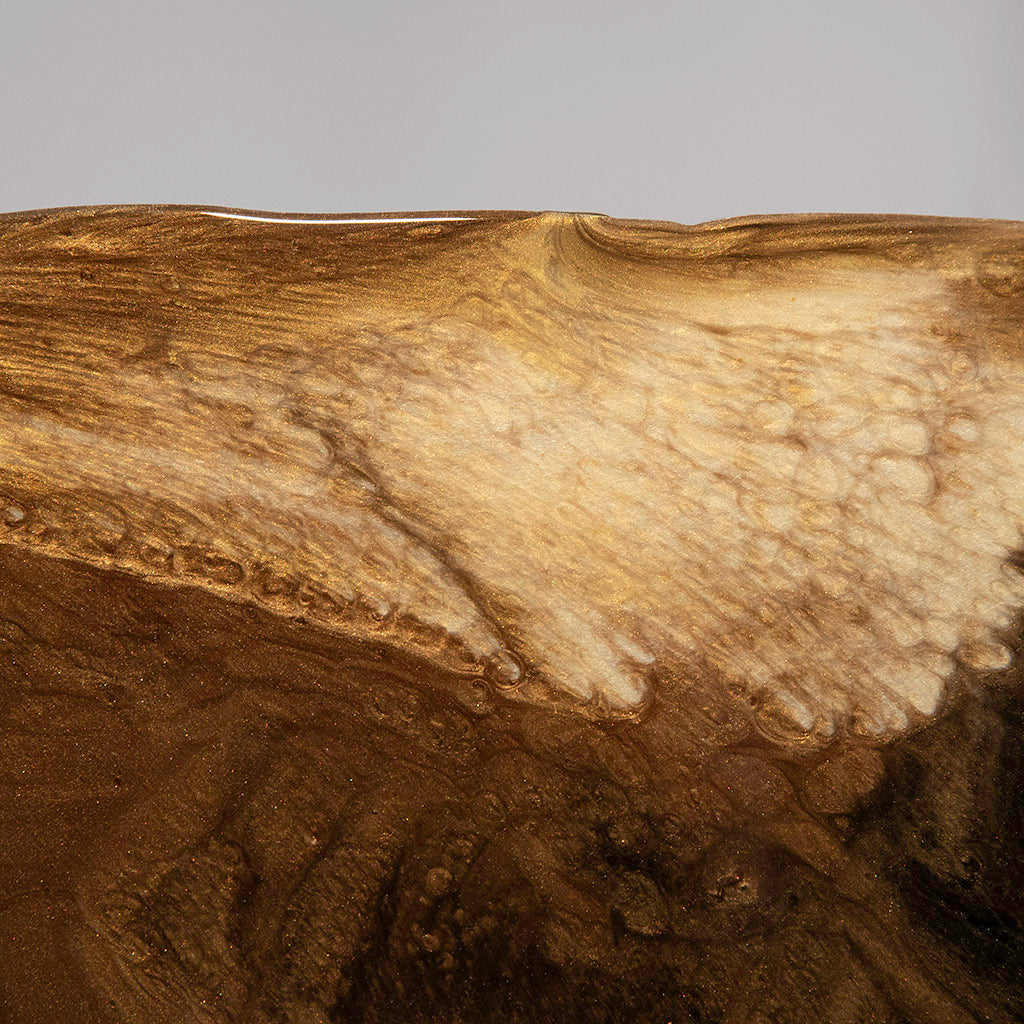 Pebble in Bronze, Metal wall art