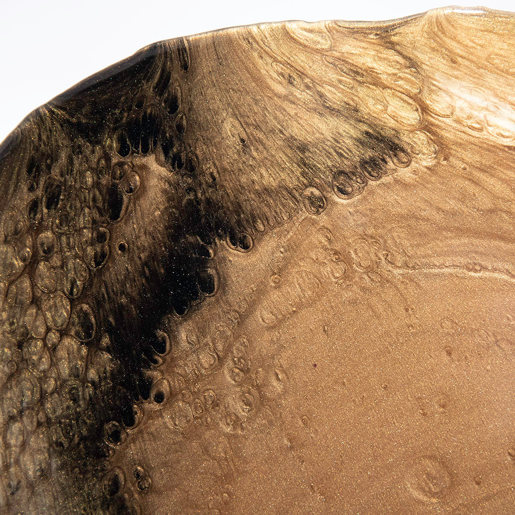 Pebble in Bronze, Metal wall art