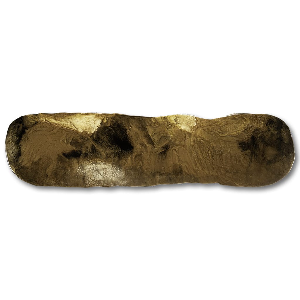 Pebble in Bronze, Metal wall art