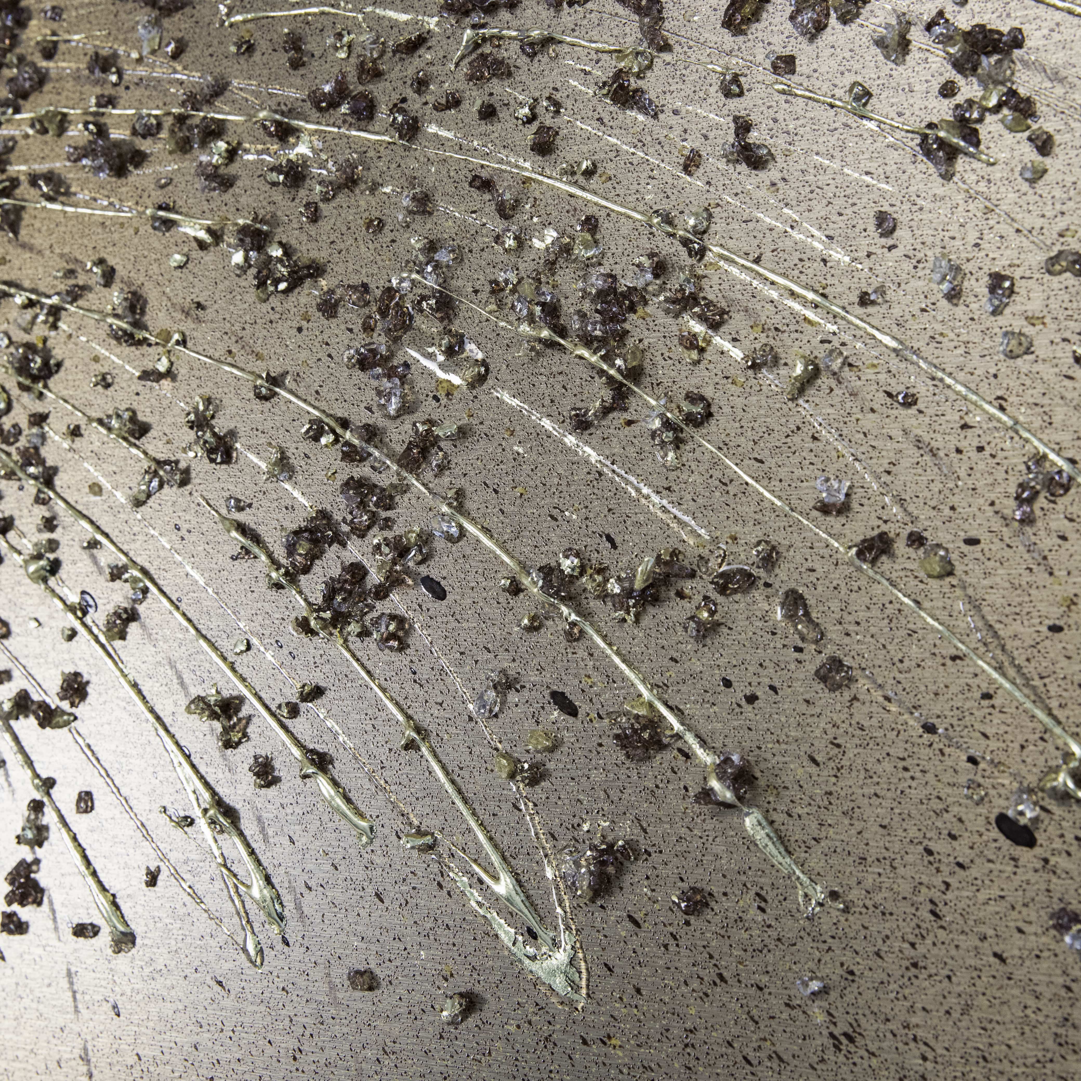 Mocha Focalpoint Starburst Metal Wall Art