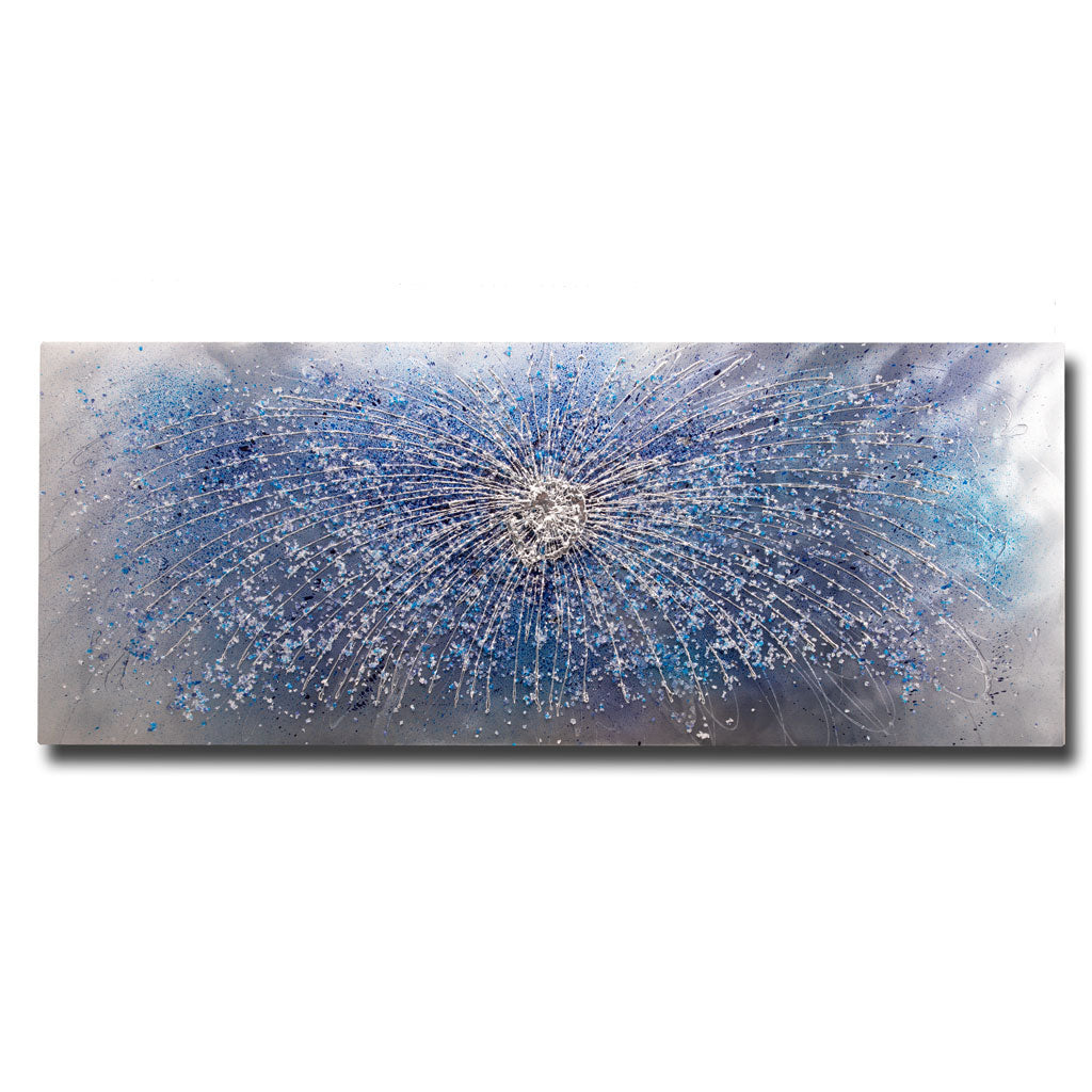 Saphire and Azure Alchemy Metal wall art