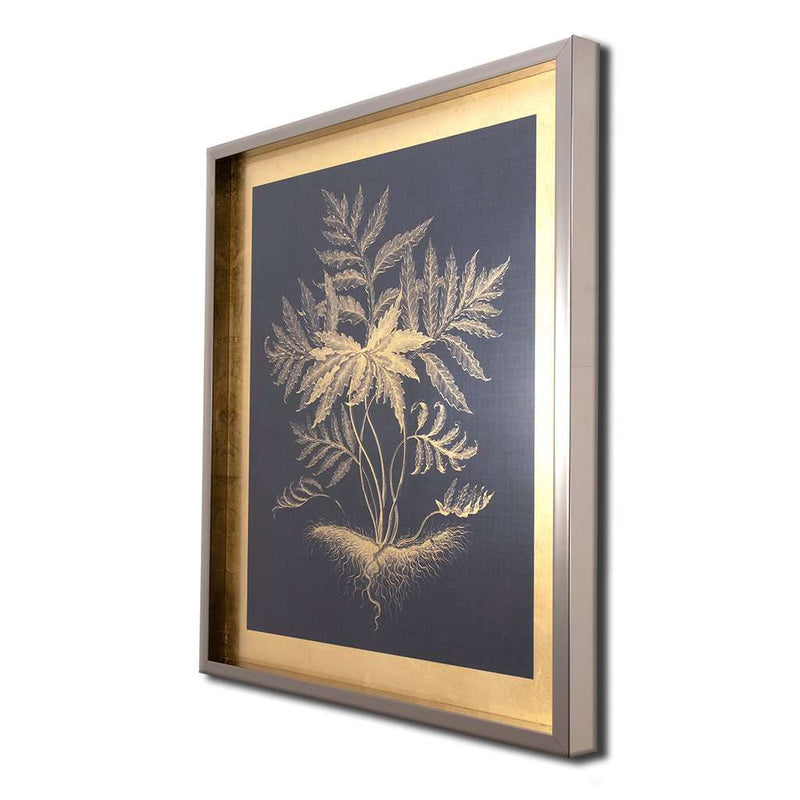 Blue Foliage Chintz II