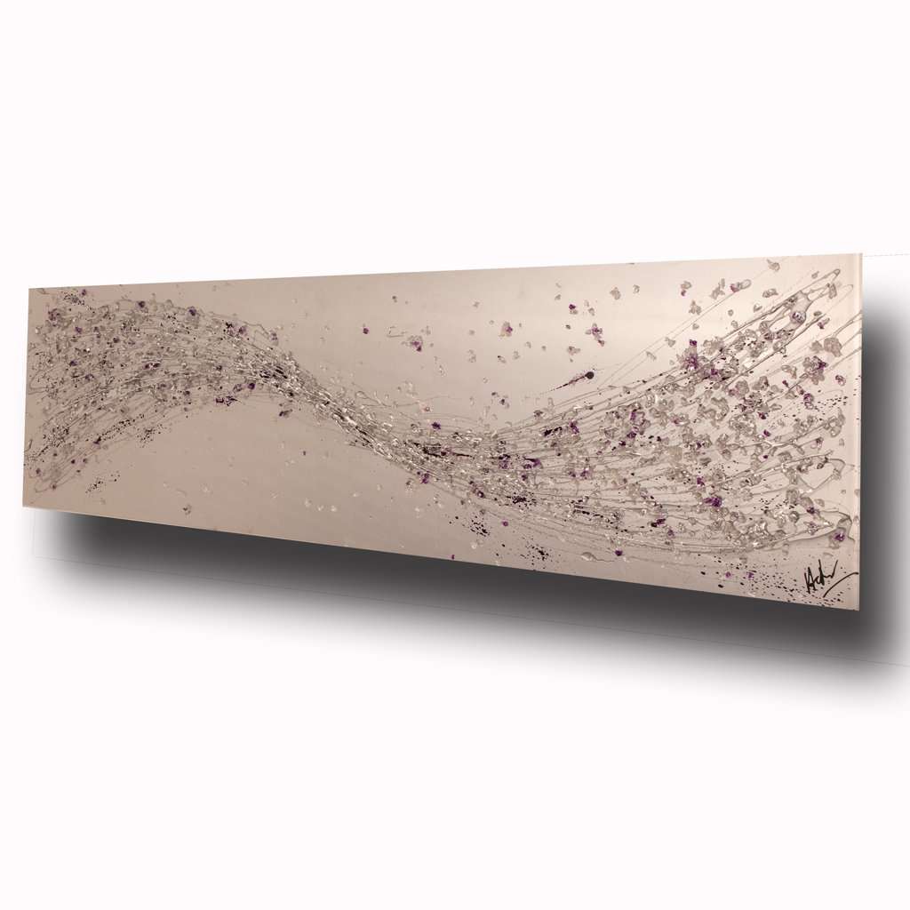 Purple Metal Wall Art