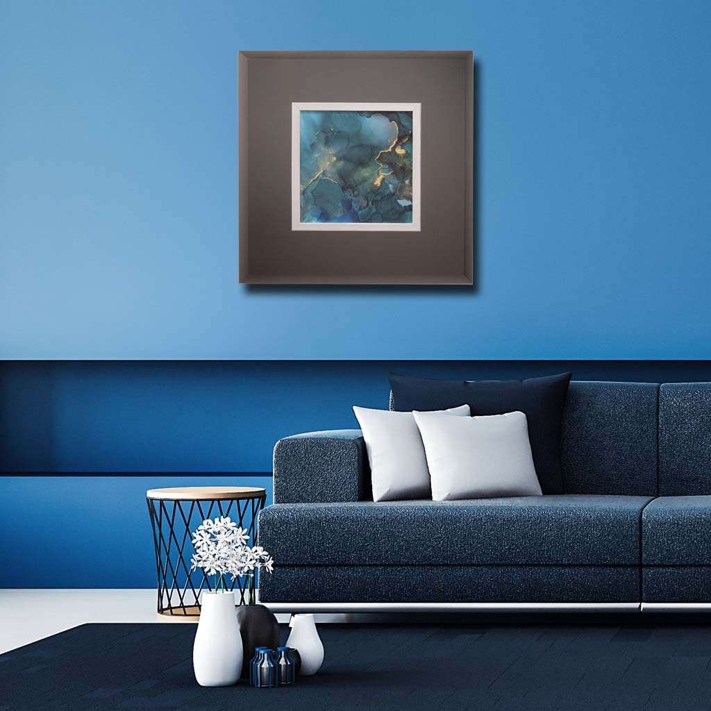 Aquamarine 1, 61cm square