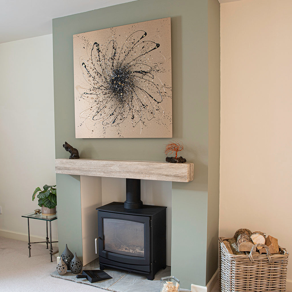 Abstract Metal Wall Art Painting Canvas