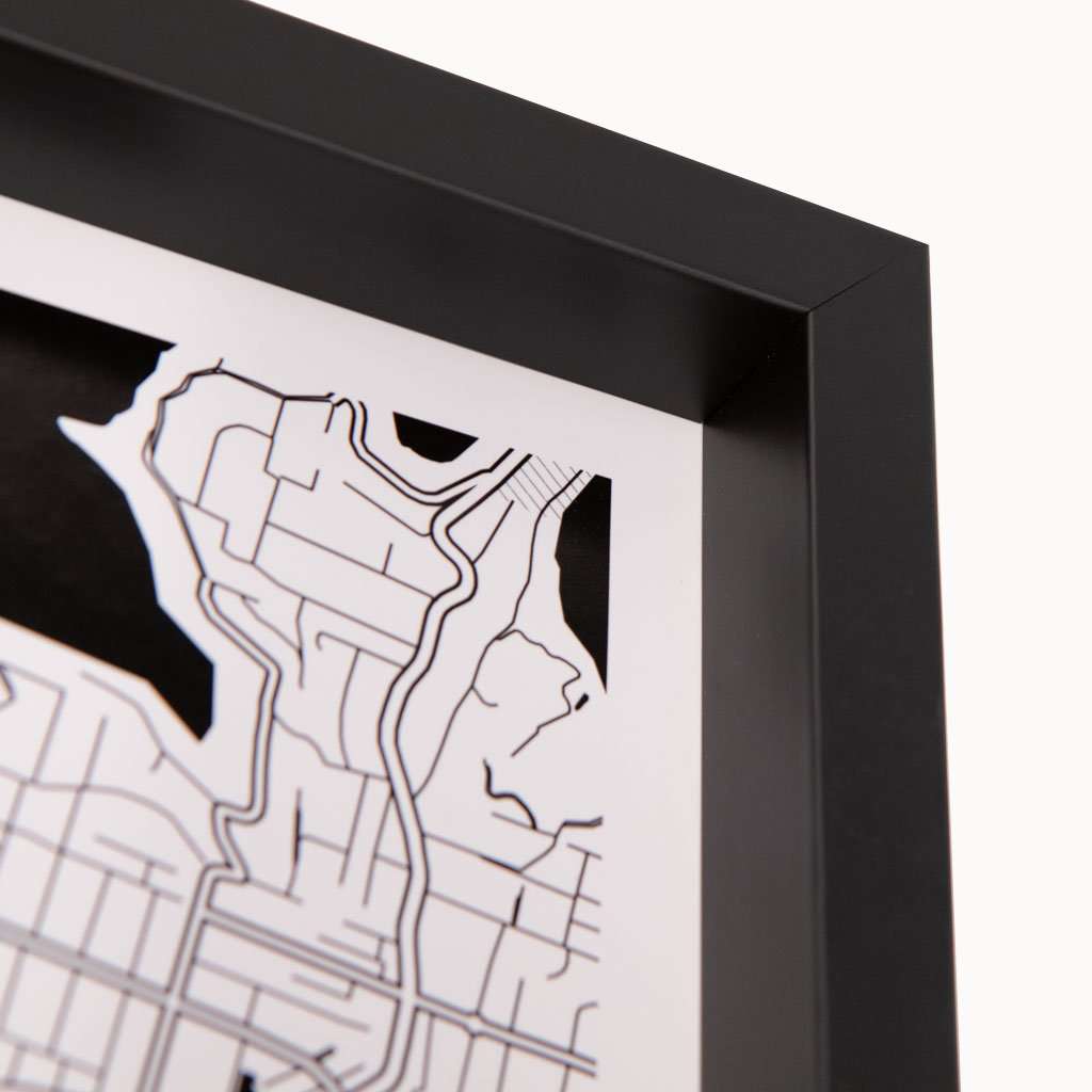Sydney Monochrome Map, Olivier Gratton-Gagne