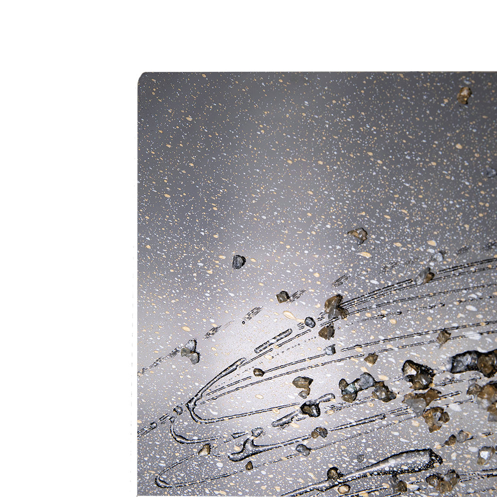Abstract Metal Wall Art Painting Canvas
