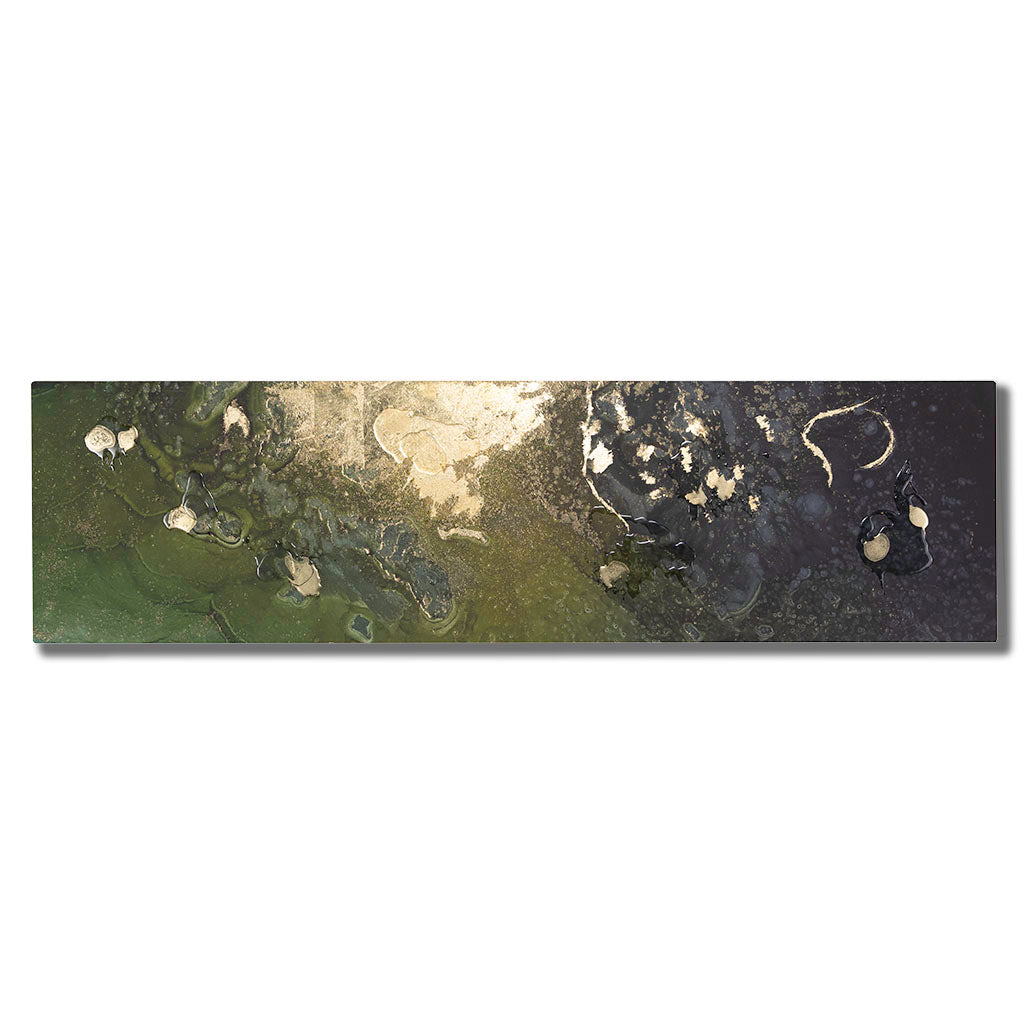 Hand Embellished Encaustic Metal Wall Art | Made in UK

