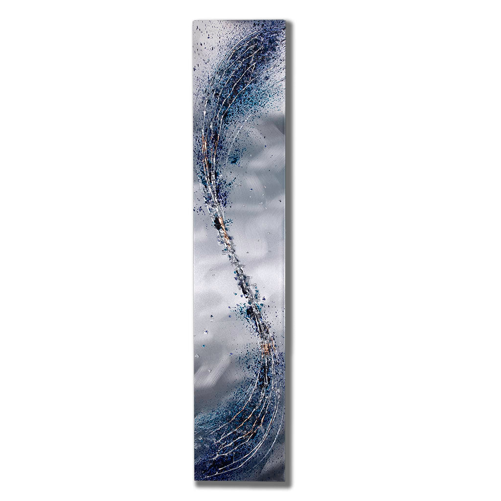 Curva Aqua, Set of 2, Metal Wall Art