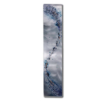 Curva Aqua, Set of 2, Metal Wall Art