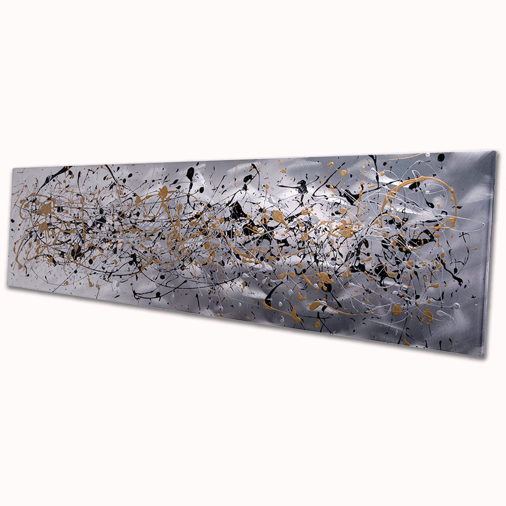 Abstract Metal Wall Art Painting Canvas