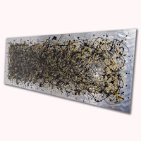 Jackson Pollock Resin Metal Wall Art 