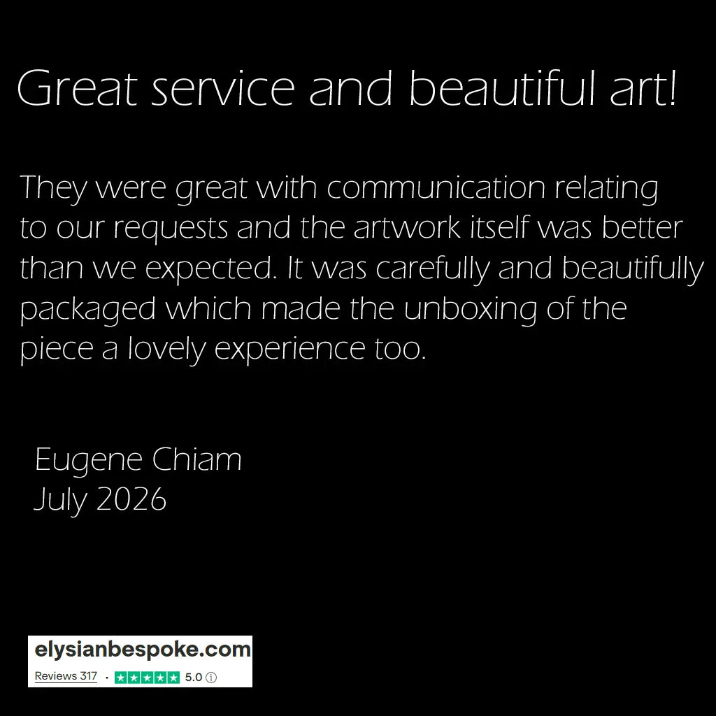 Trust pilot review for art 5 stars