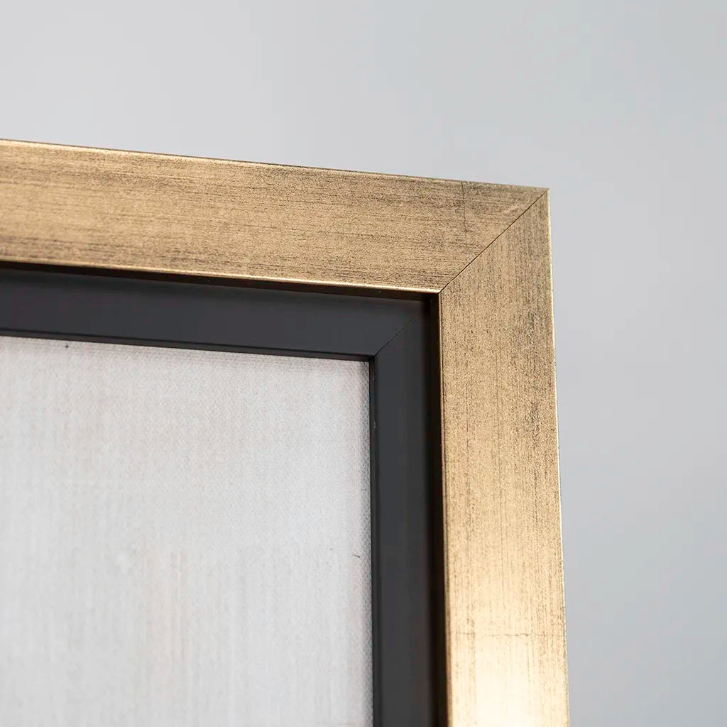 Aurum Orbit 2 Luxury Gold Abstract Wall Art