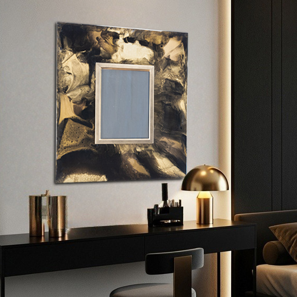 Infinity Mirror, Resin Wall Art