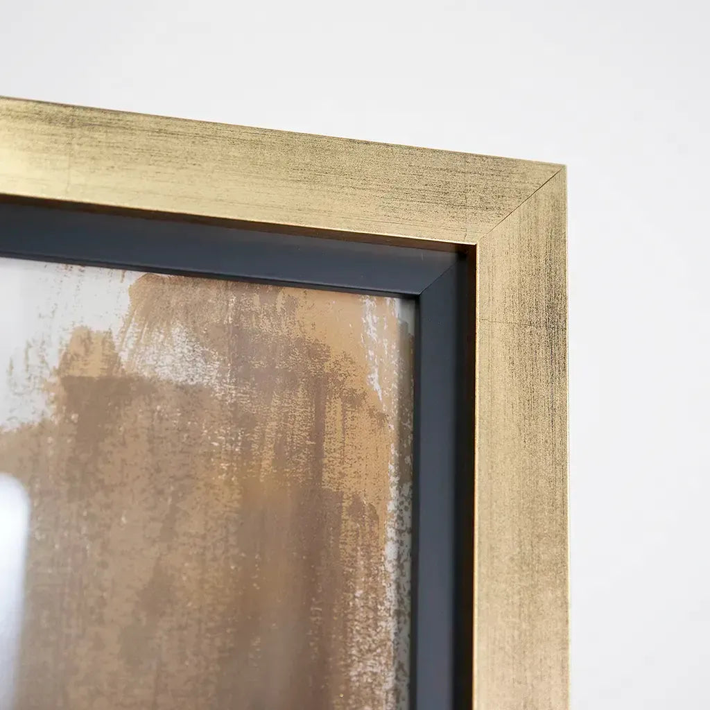 Earth & Gold Abstract 2 Framed Wall Art