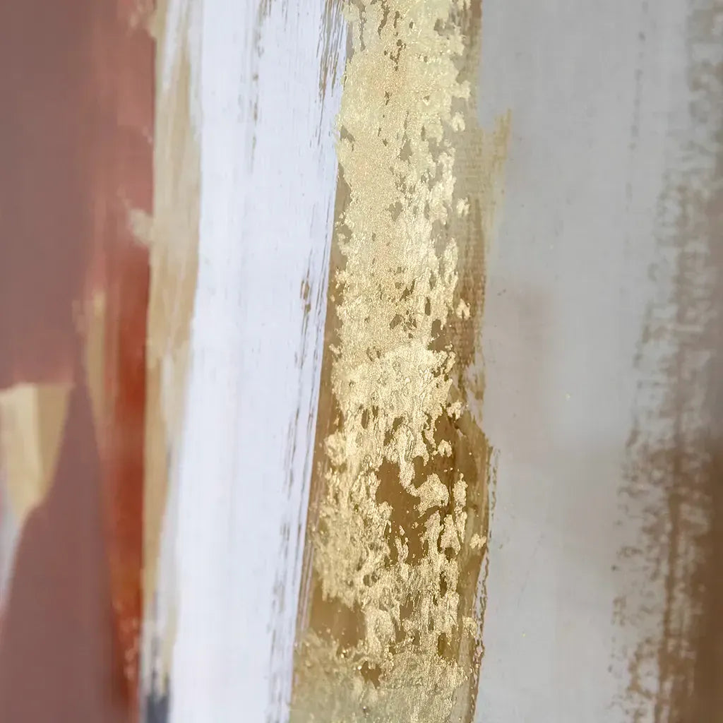 Earth & Gold Abstract 2 Framed Wall Art
