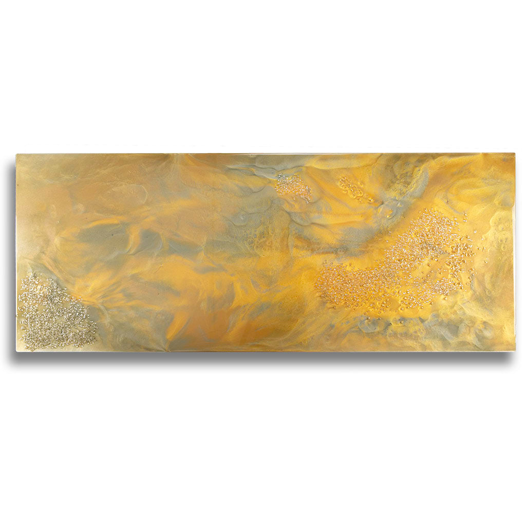 Golden Pool, Resin Wall Art