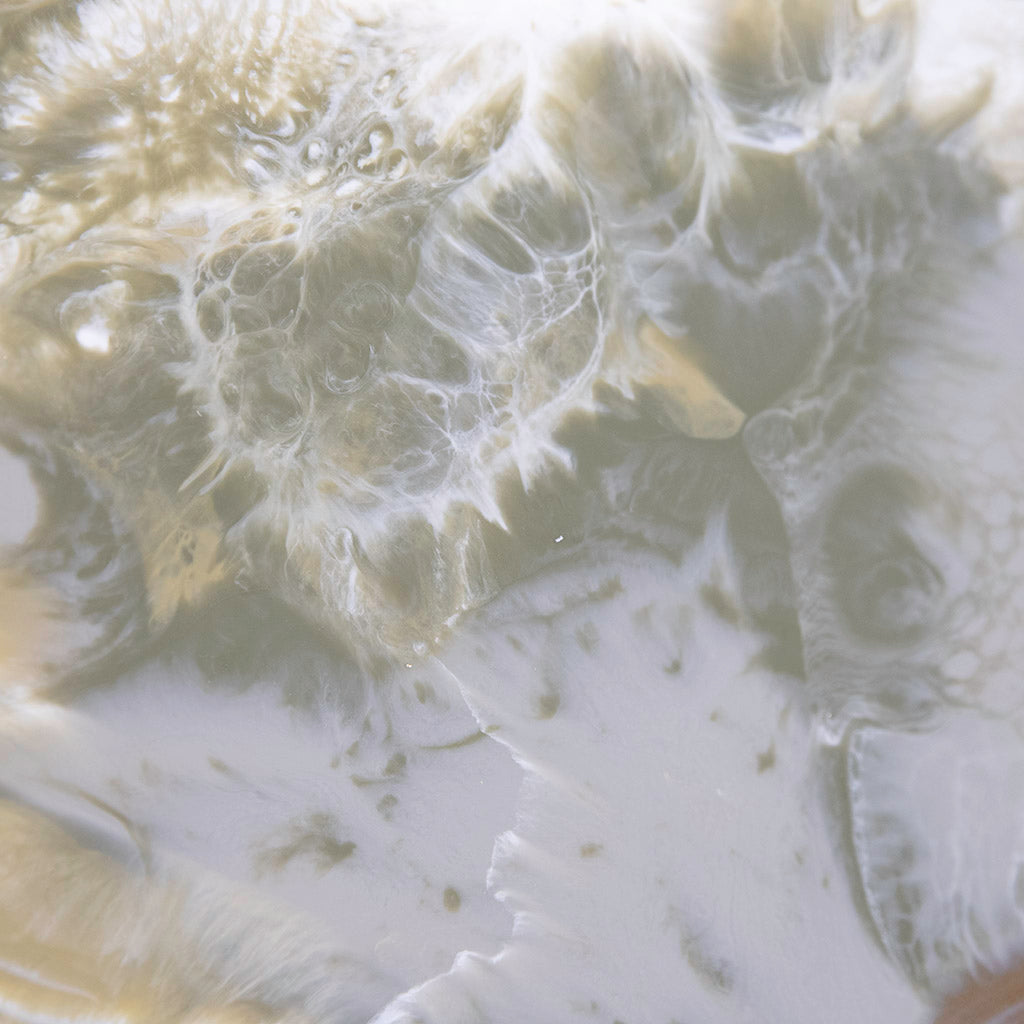 Sage, Olive and Emerald Green Abstract Metal Wall Art