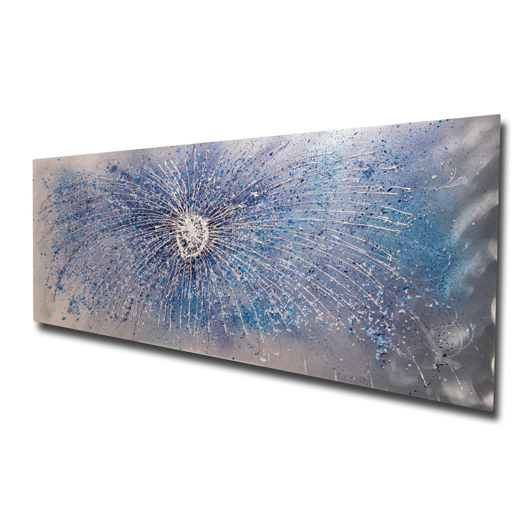 Saphire and Azure Alchemy Metal wall art