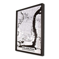 Philadelphia Monochrome Map, Olivier Gratton-Gagne