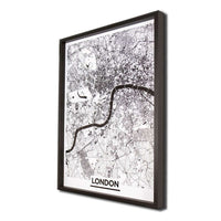 London Monochrome Map, Olivier Gratton-Gagne