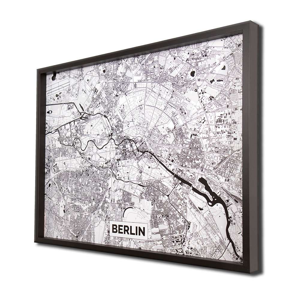 Berlin Monochrome Map, Olivier Gratton-Gagne