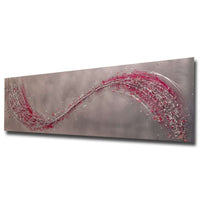 Lithium Blush Spray Metal Wall Art