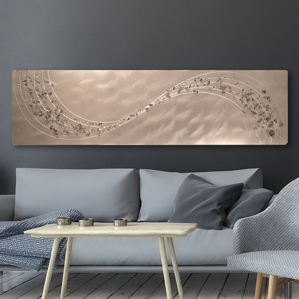 Lithium Alchemy Silver Metal Wall Art