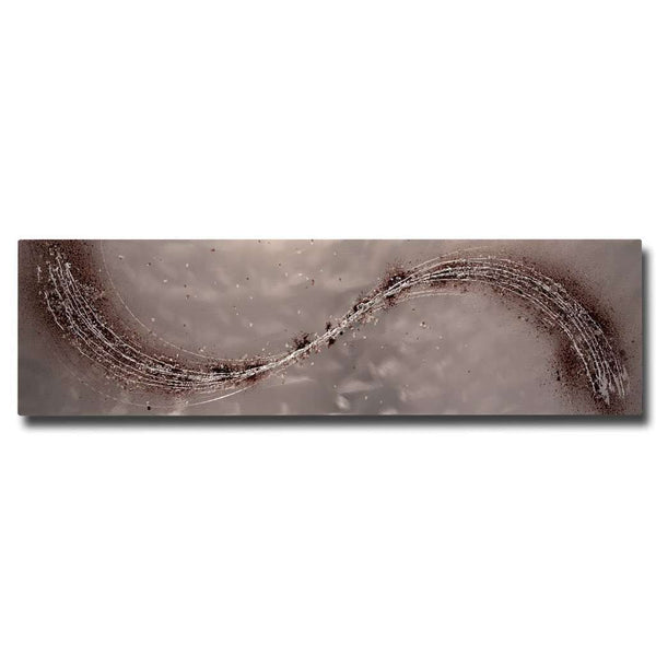 Lithium Mocha Wave Metal Wall Art Office & Home Wall Art Elysian