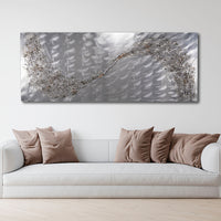 Taupe Lithium Metal Wall Art