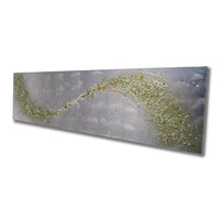 Sage Green lithium wave Metal Wall Art